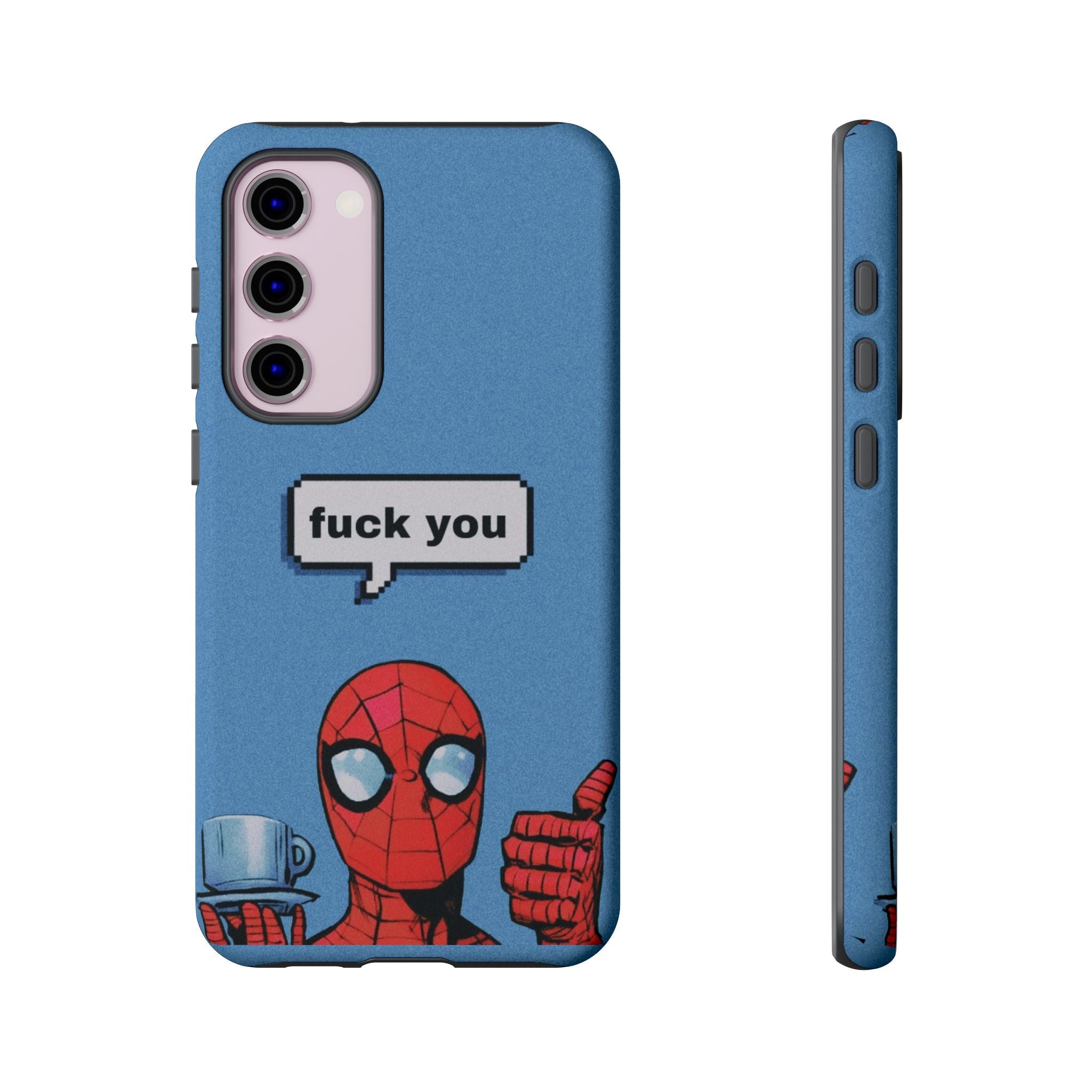 Spiderman says FU