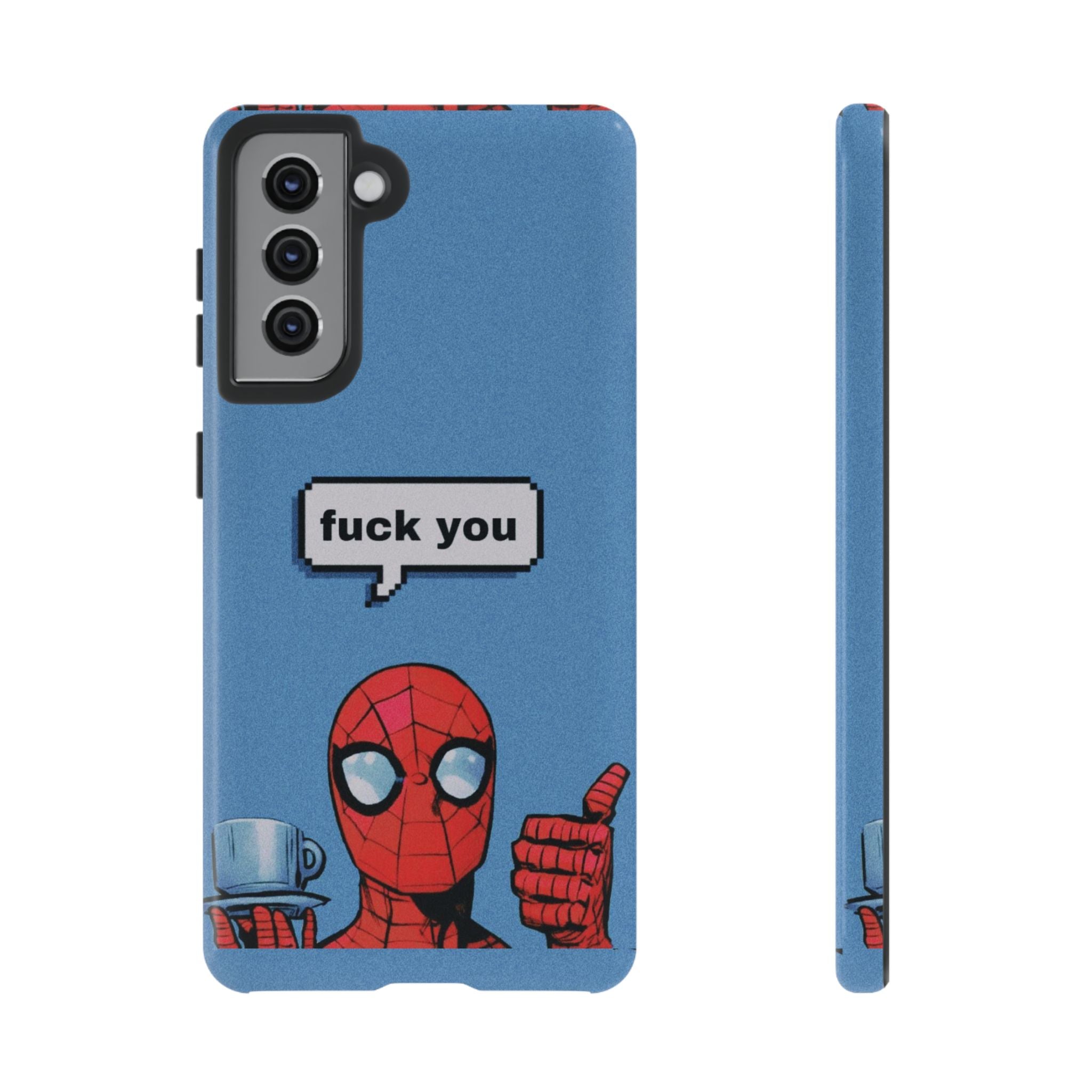 Spiderman says FU