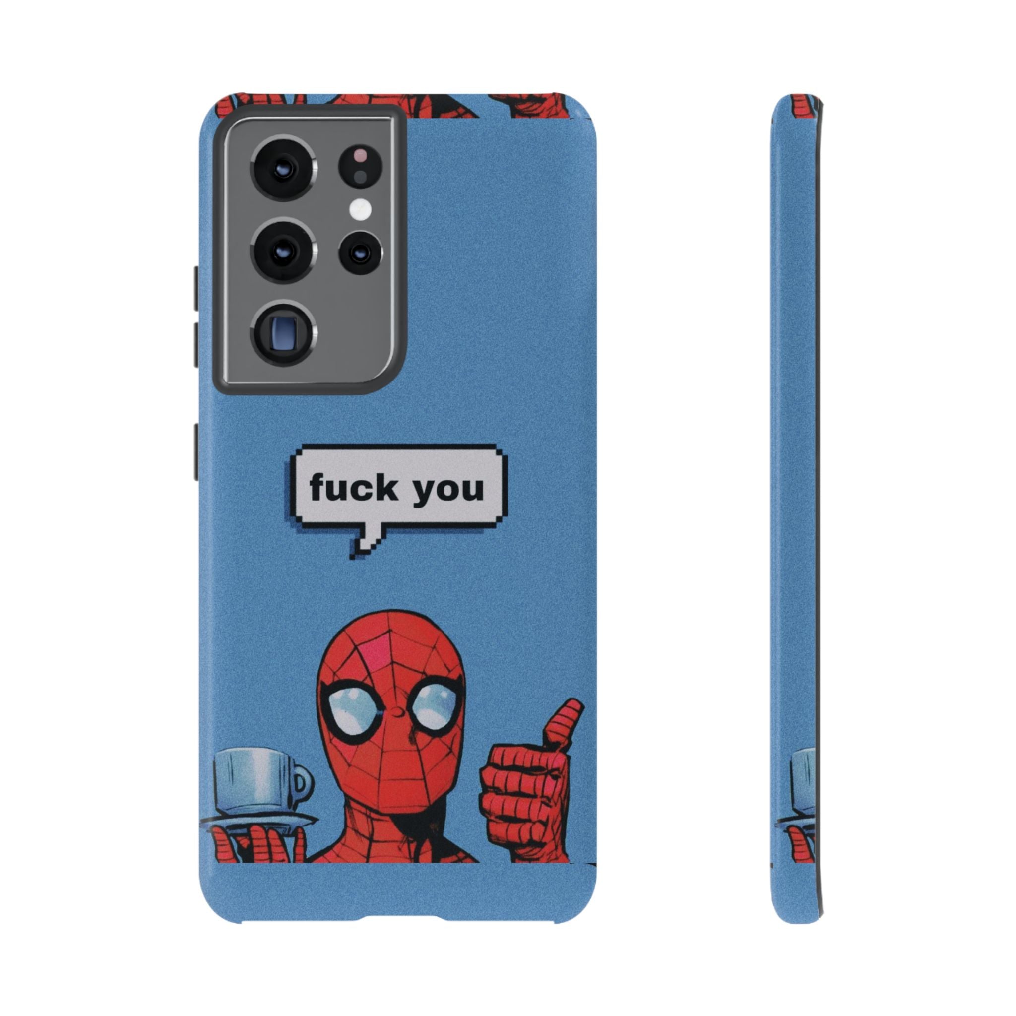 Spiderman says FU