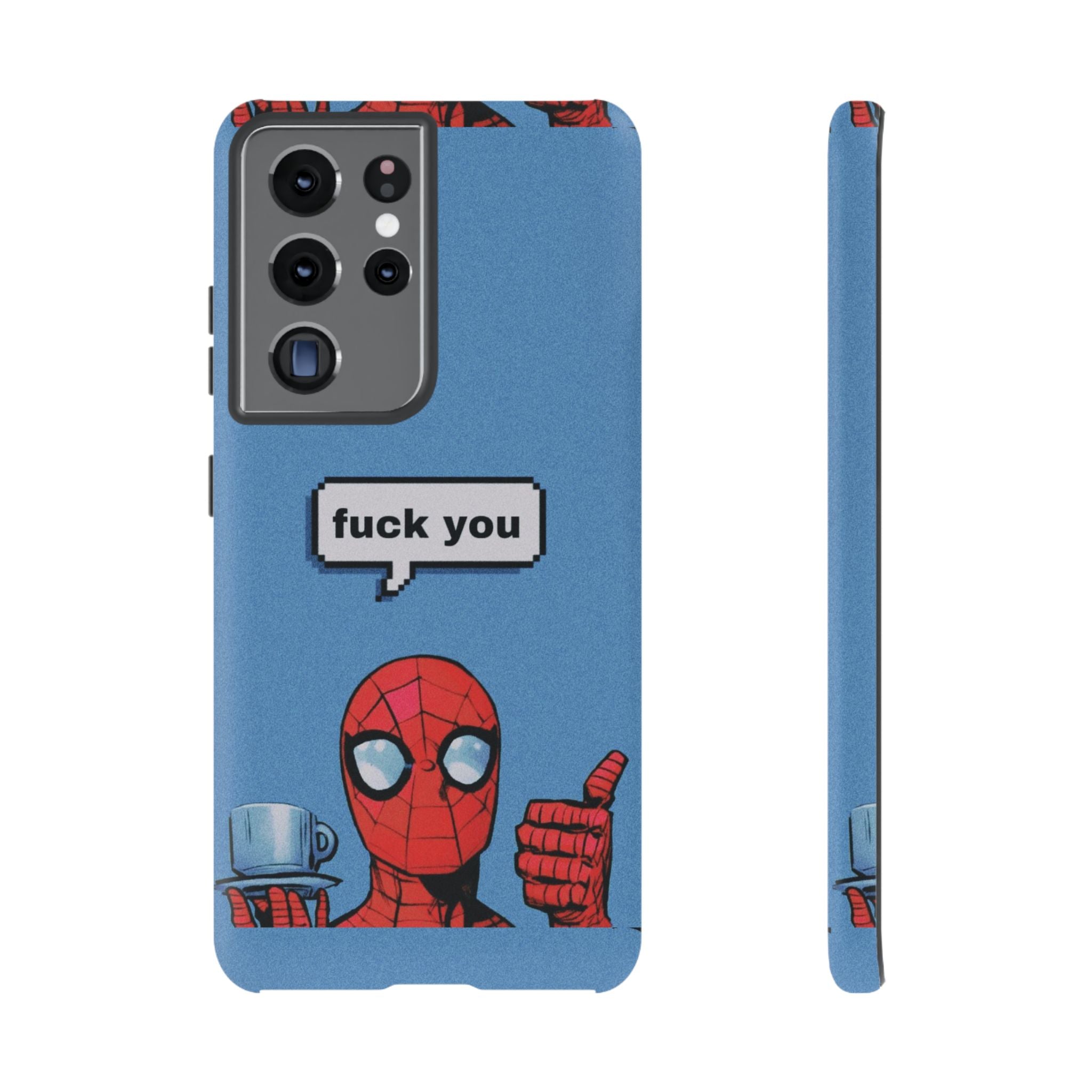 Spiderman says FU