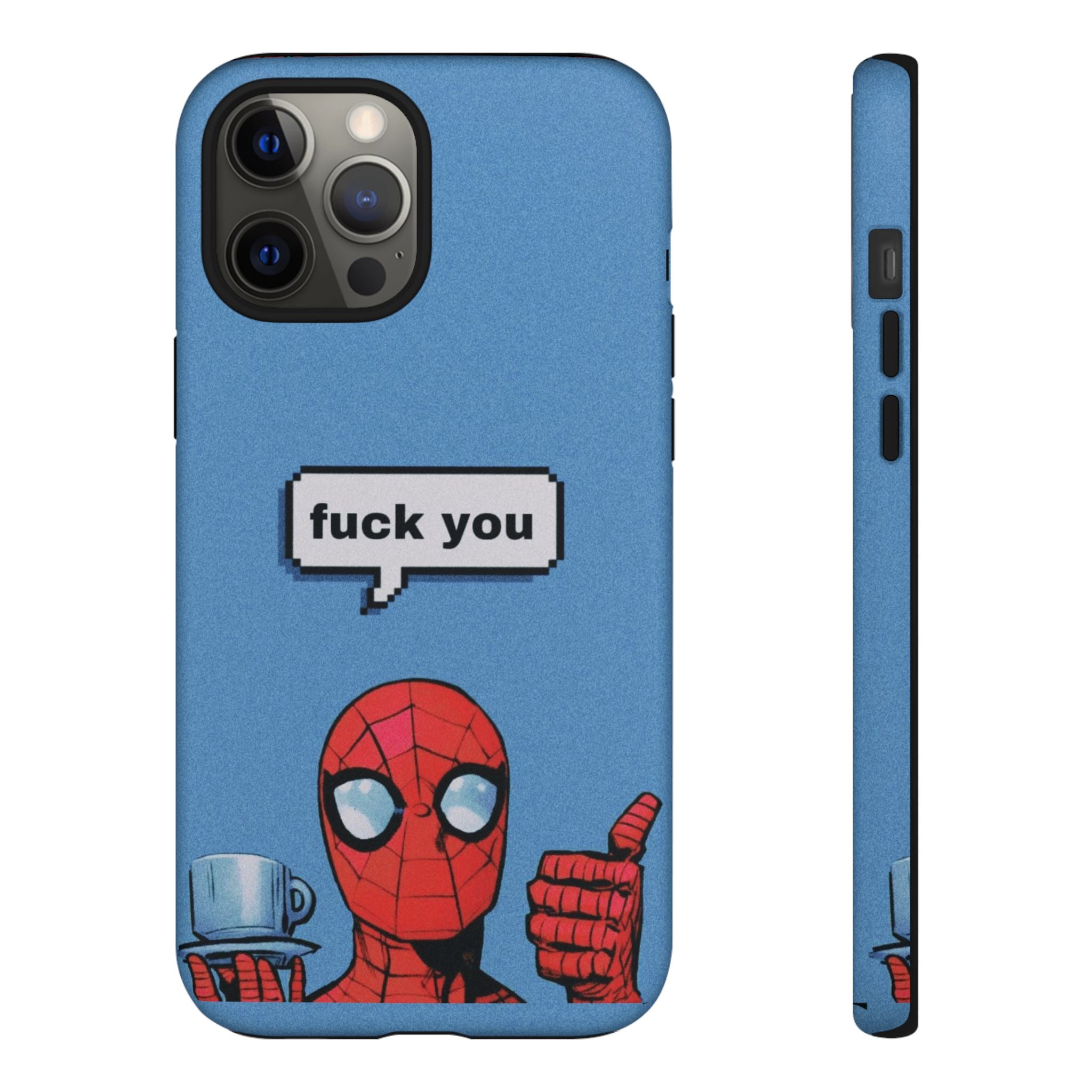 Spiderman says FU