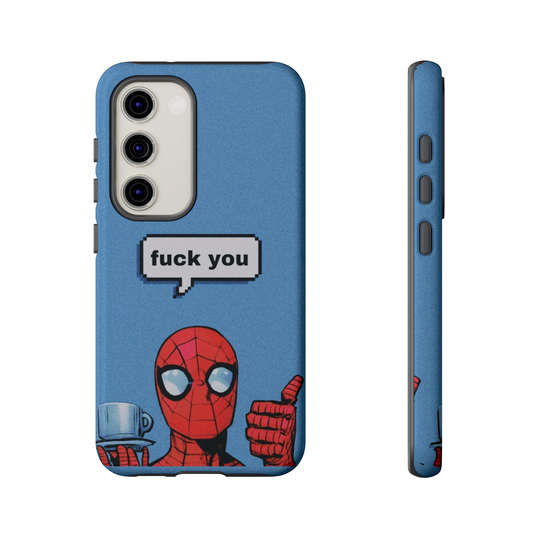 Spiderman says FU