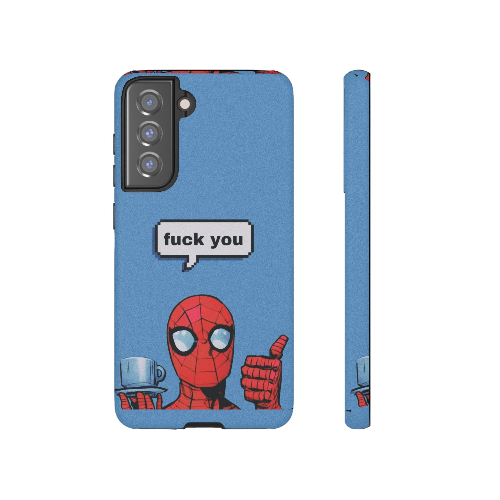 Spiderman says FU