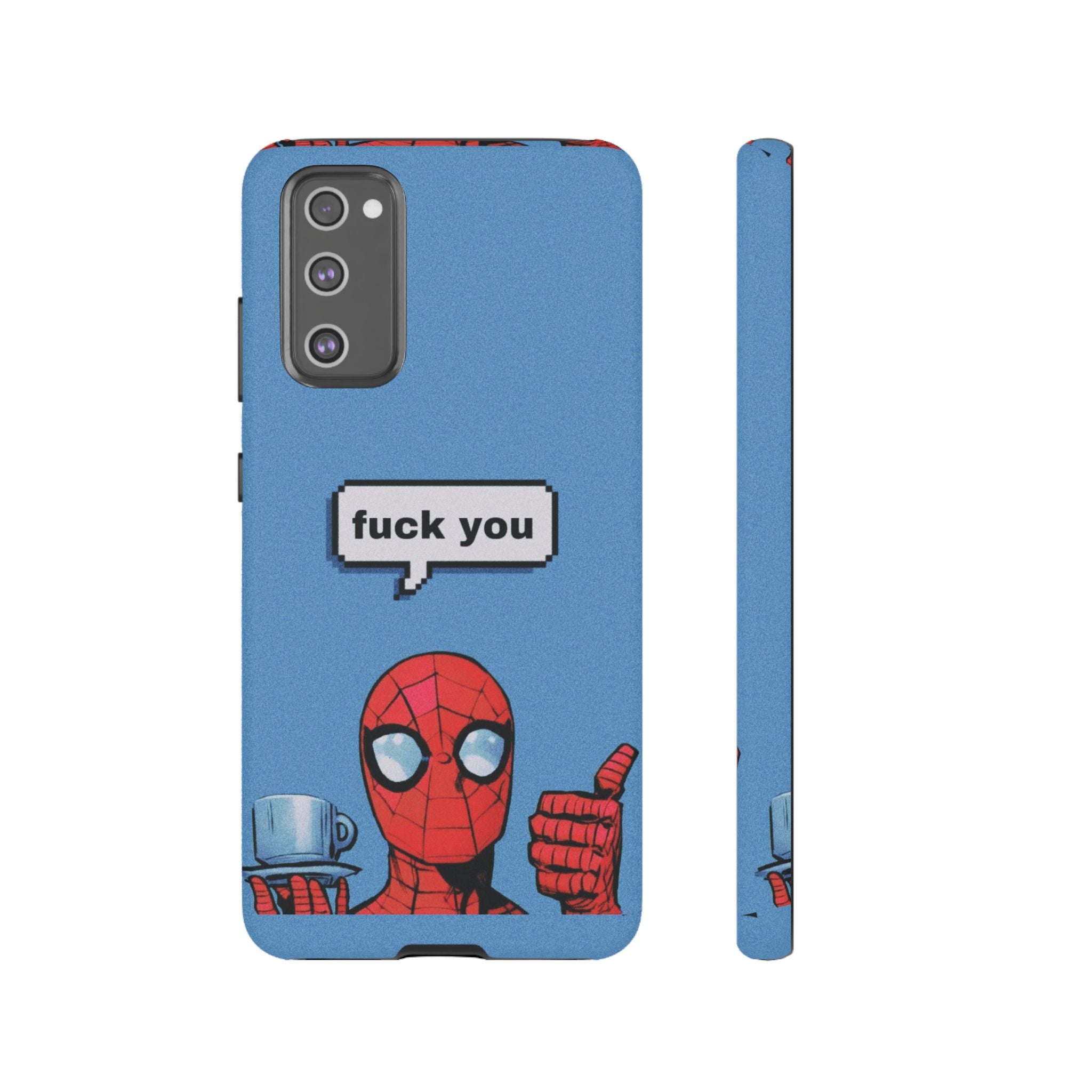 Spiderman says FU