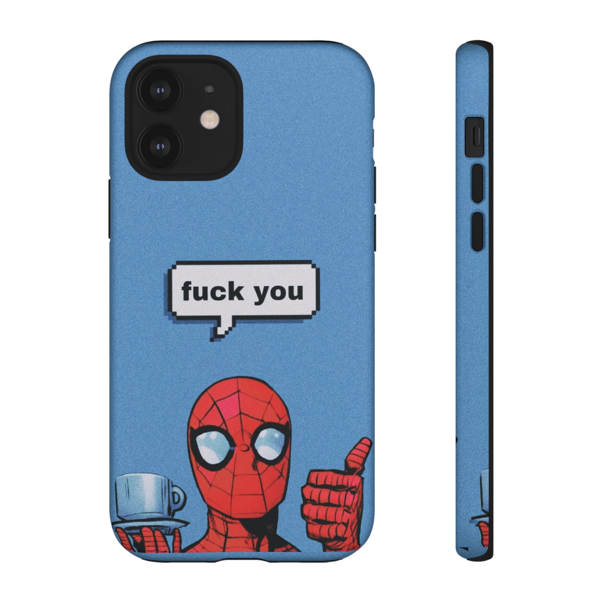 Spiderman says FU