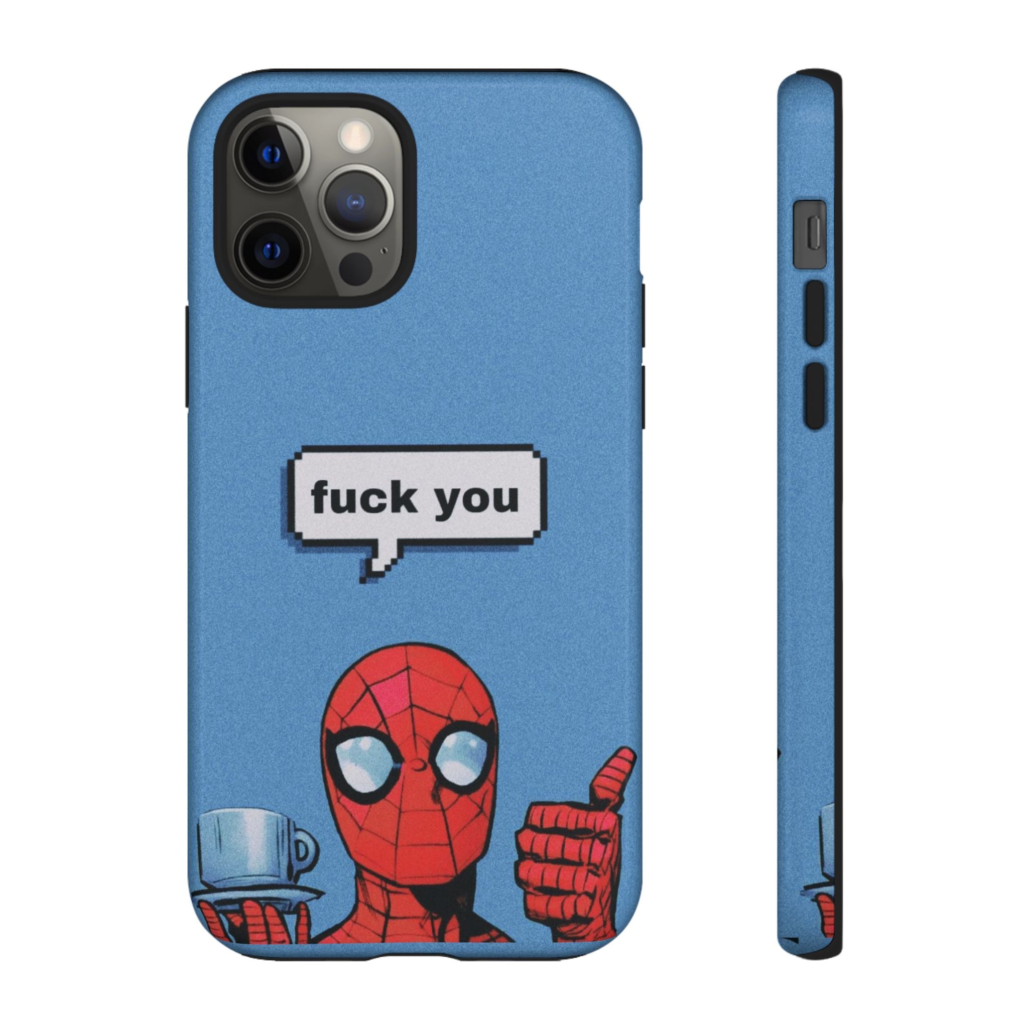 Spiderman says FU