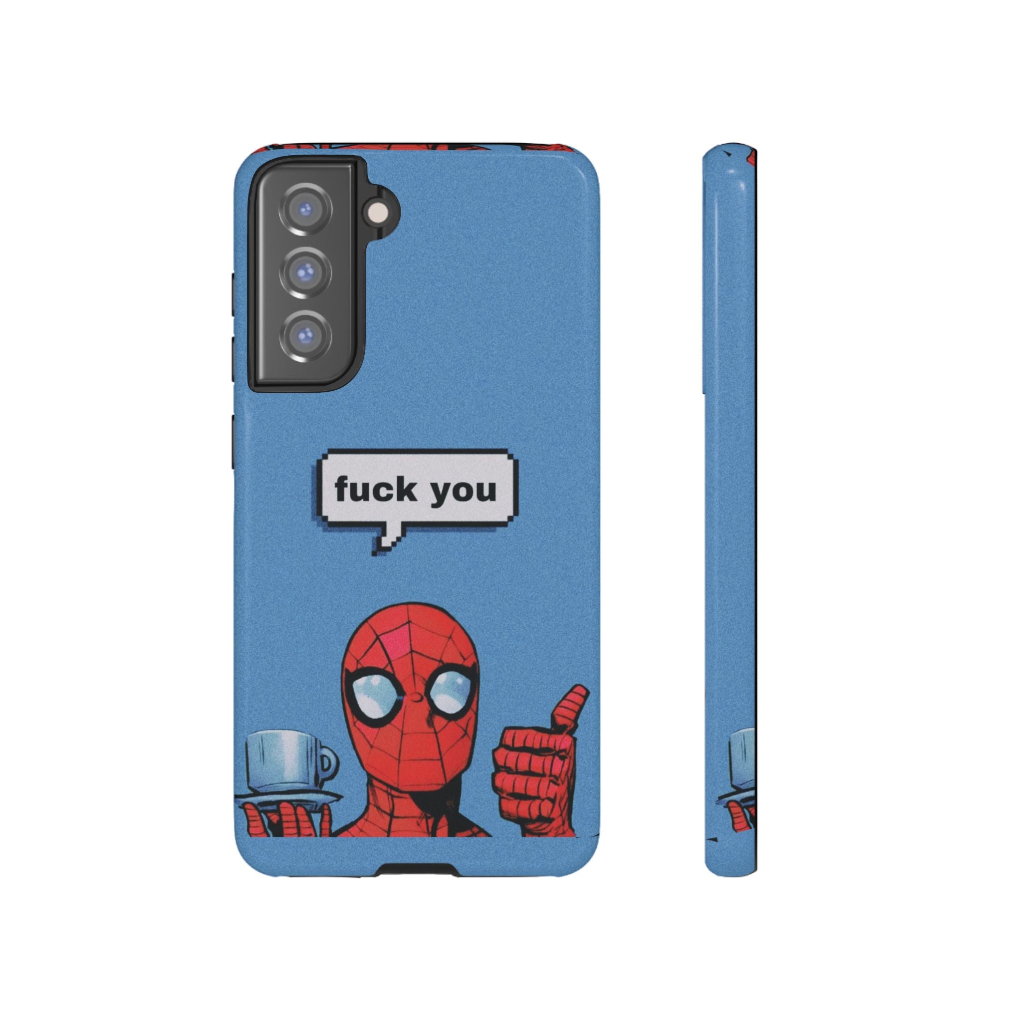 Spiderman says FU