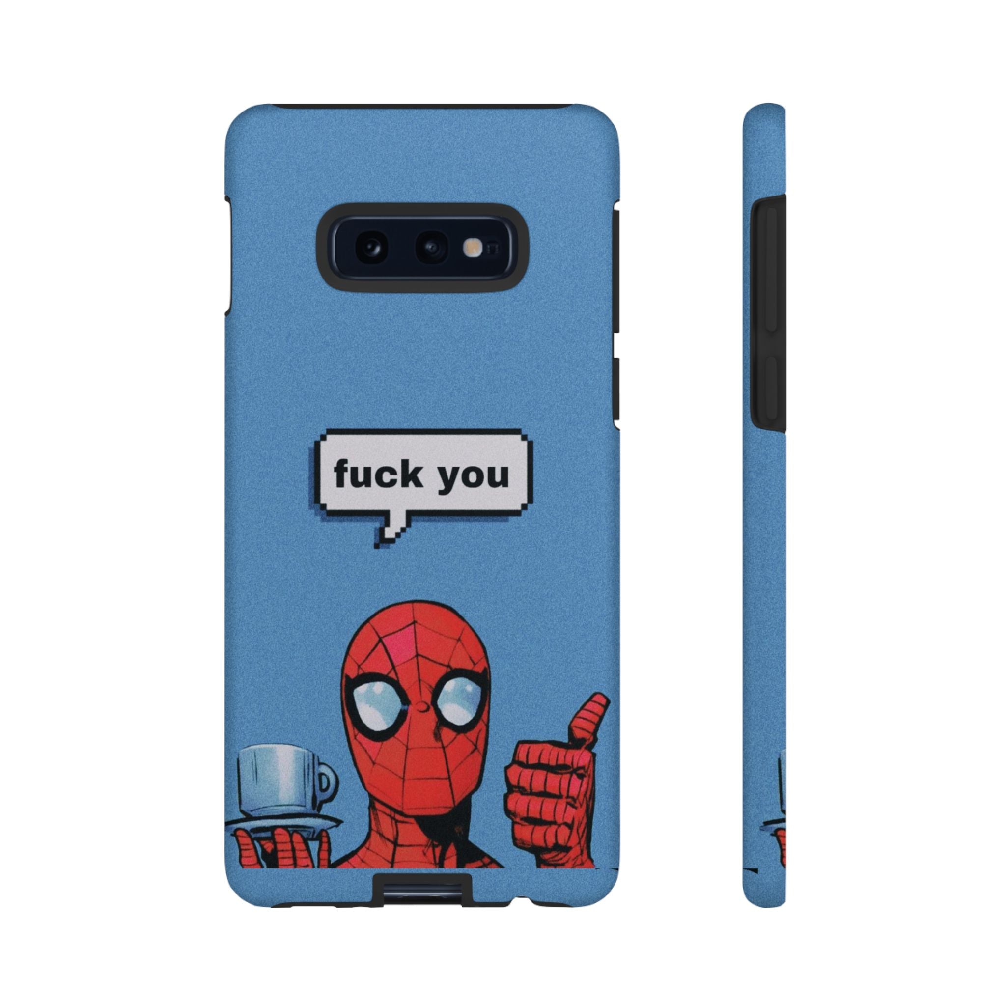 Spiderman says FU