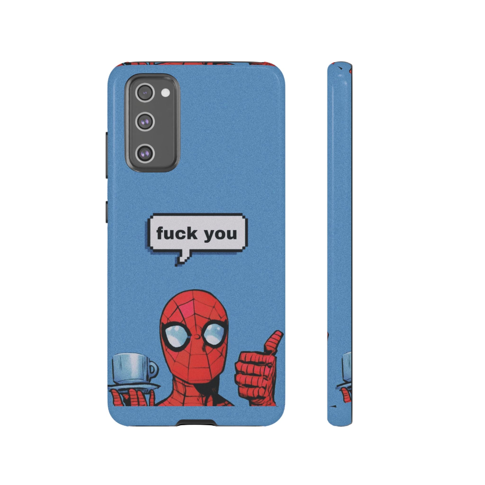 Spiderman says FU